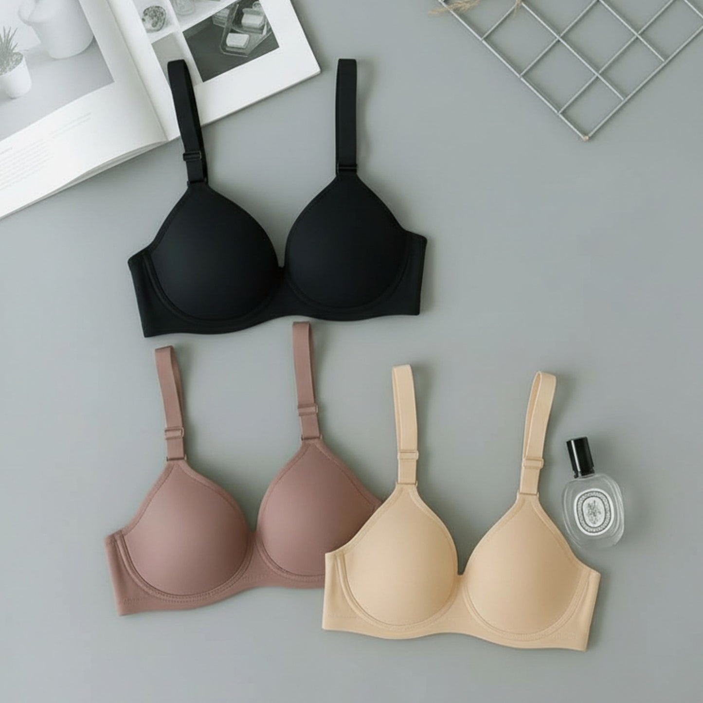 Zar e Khaas Women’s Smooth Fit Bra | Lightly Padded Seamless Design