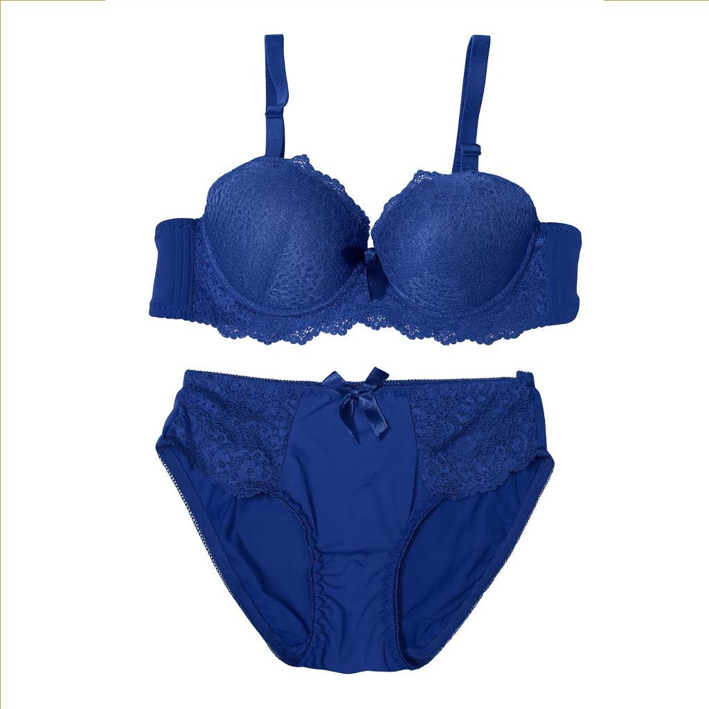 Zar e Khaas Women’s Lace Padded Bra & Panty Set | Elegant Comfort & Support