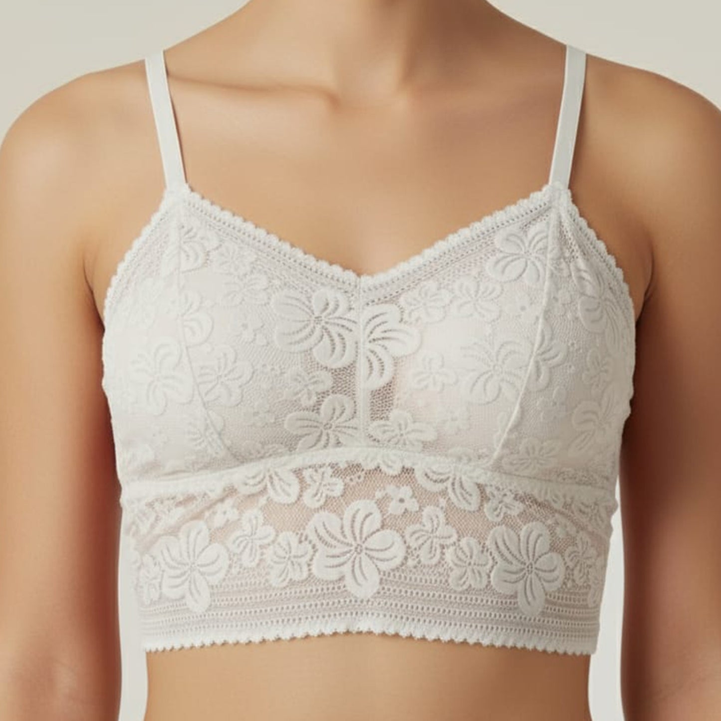 Zar e Khaas Lace Comfort Bra – Premium Floral Design