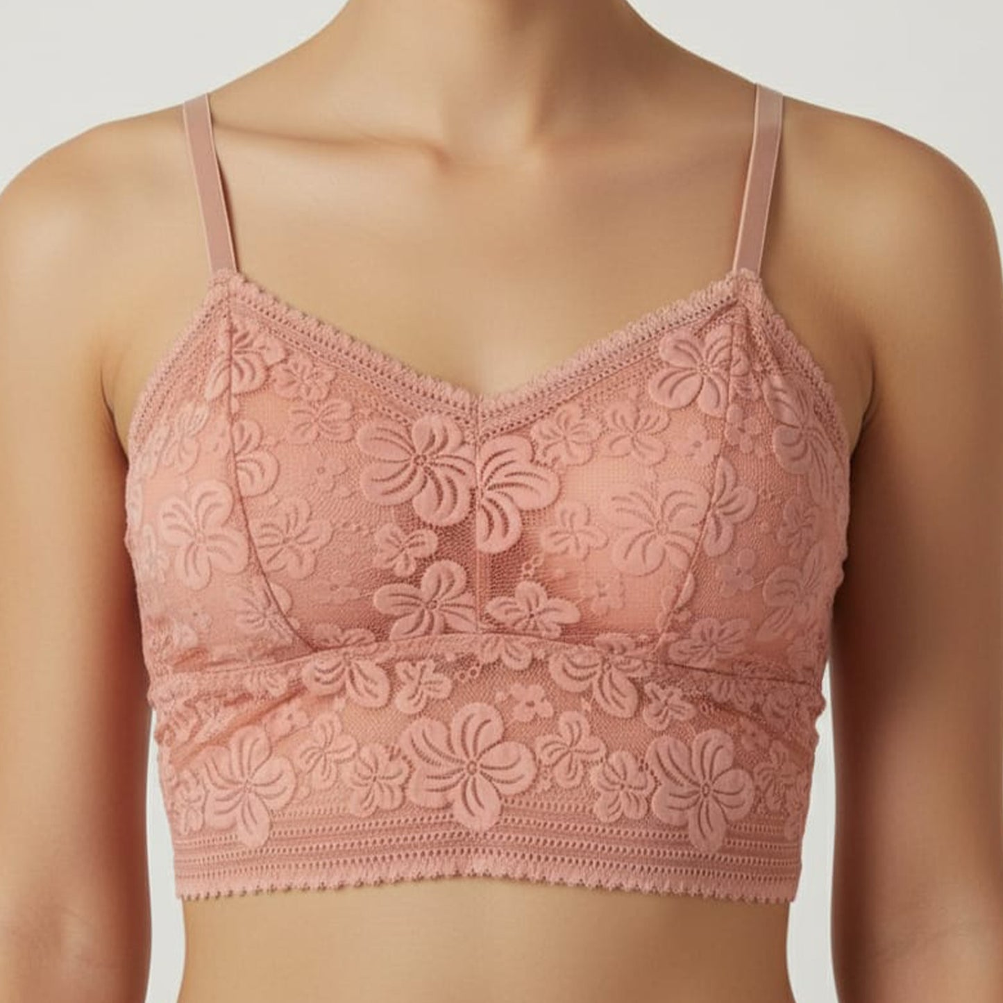 Zar e Khaas Lace Comfort Bra – Premium Floral Design